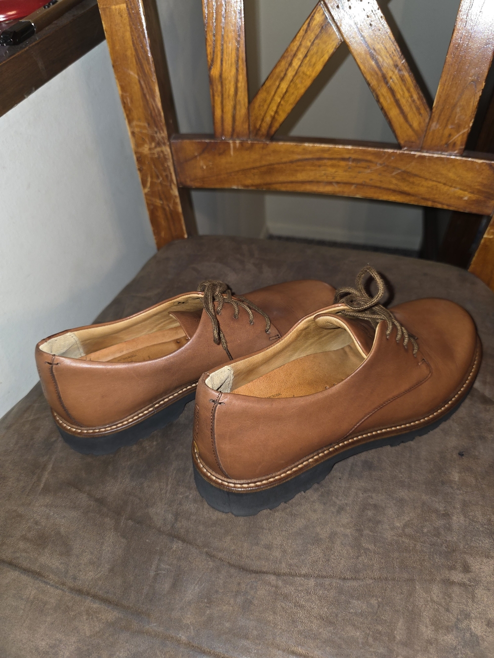Samuel Hubbard | Hubbard Free Plain Toe Oxford | Women’s US 9 | Whiskey Tan - Picture 4 of 10